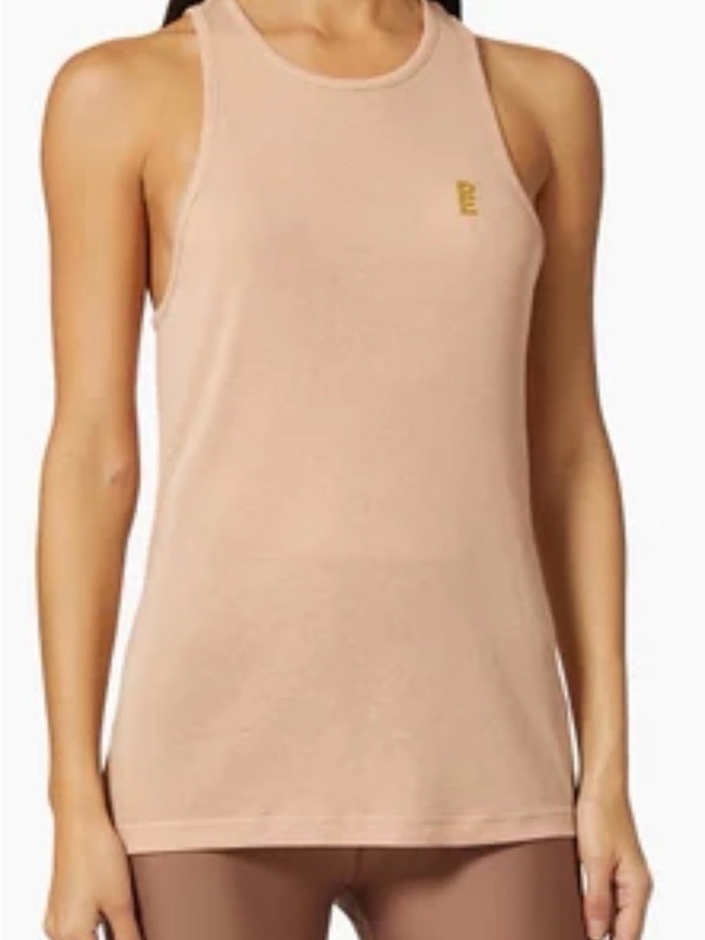P.E Nation Neutral Tan Sleeveless Active Tank Top Size M - Picture 2 of 11